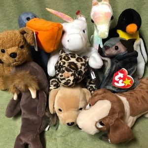 Lot of 10 Beanie Baby assortment